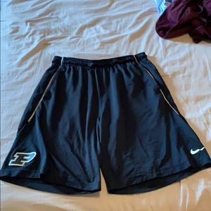 Nike Athletic Shorts: Purdue Logo